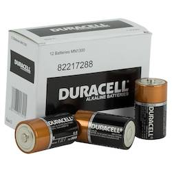 Duracell Battery : Duracell Coppertop D size battery Bulk box of 12