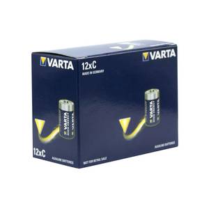 Varta Batteries: Varta HIGH ENERGY Industrial C size - BULK BOX OF 12 VAILR14-12