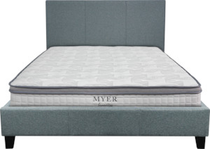 Mattresses: Myer Mattress with Nova Bed Frame (Mattress + Base + Headboard)