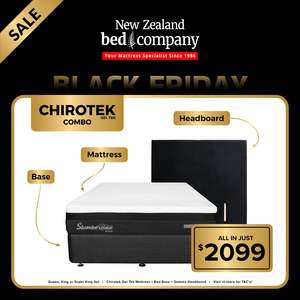 Sale: Chirotek Gel Tek Combo: Mattress + Base + Headboard
