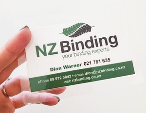 Business Card Laminating Pouches Gloss 80 micron 65mm x 95mm - NZ Binding Machin&hellip;