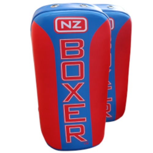 NZ BOXER NZs TOP BRAND FOR SERIOUS FIGHT AND FIGHT FITNESS GEAR BLOK Thai Pads (Leather)