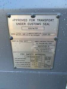 Products: Container Safety Convention (CSC) Callout Certification NZBOX