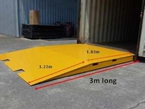 Products: 8 Tonne Shipping Container Ramp (3000MM) NZBOX