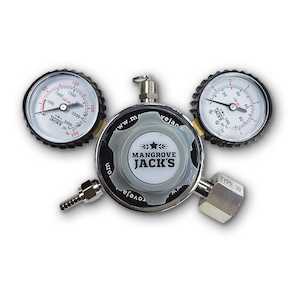 Kegs Dispensing: Mangrove Jack's Dual Gauge CO2 Regulator