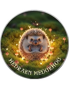 Products: HEDRAEN HEDGEHOG Forest Totems 1 Oz Silver Coin
