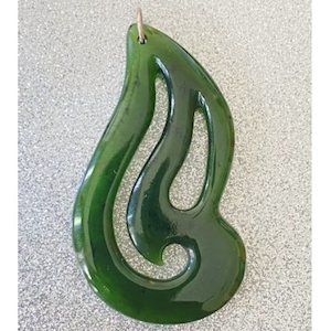 New Zealand Greenstone Pendant