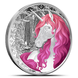 Products: 2025 Blossom Unicorn Roselle 1 Oz Silver Coin