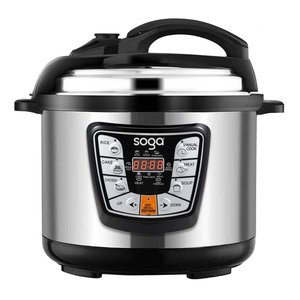 Products: SOGA Electric Pressure Cooker 12L Stainless Steel NonStick 1600W Online NZ Depot