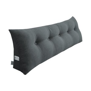 Products: SOGA 120cm Dark Grey Triangular Wedge Bed Pillow Headboard Backrest Bedside Tatami Cushion Home Decor Online NZ Depot