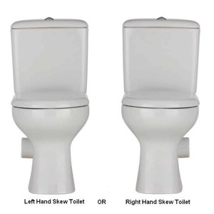 Toilet Suite - One Piece Skew - Right Hand Trap - Toilets Online NZ Depot
