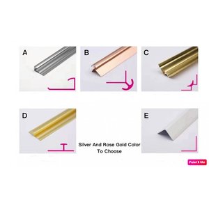 Products: Aluminum Trimming Decorative Line 3mm - Decorative Online NZ Depot