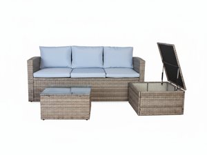 Outdoor Sofa With Storage PE Wicker Online Outdoor NZ Depot