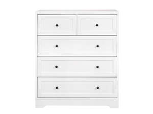 Products: Franska 5-Drawer Tallboy Online Bedroom Furniture NZ Depot