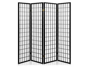 Products: 4-Panel Room Divider C M1 - Black Online Living Room NZ Depot