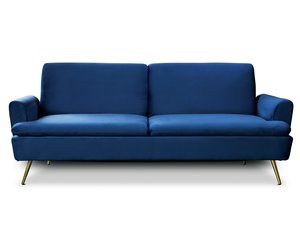 Gyllene Velvet Sofa Bed - Navy Online Living Room NZ Depot