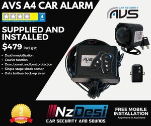 Products: 4 Star Insurance Approved car alarm