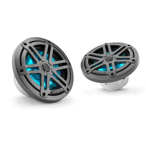 Products: Jl Audio M3-770x-s-gm 7.7″ Marine Coaxial Speakers Gray Metallic Sport Grille