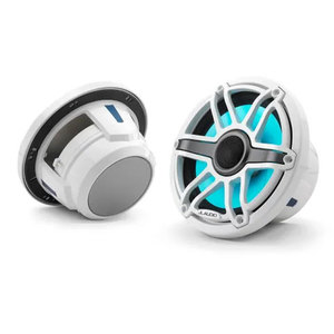 Jl Audio M3-770x-c-gw 7.7″ Marine Coaxial Speakers Gloss White Classic Grille