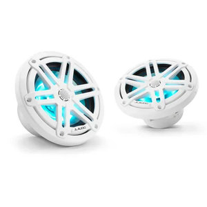 Products: Jl Audio M6-770x-s-gmti-i 7.7″ Marine Coaxial Speakers Gray Titanium Sport Grille With Led