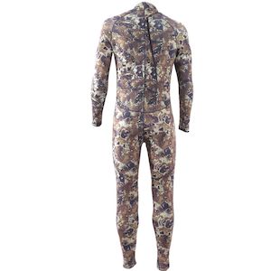 Wetsuits: 5mm Camo Freediving Wetsuit - Immersed Slayer