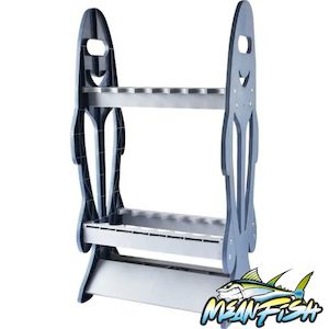 Fishing Rods: Meanfish 16 Fishing Rod Holder Rack