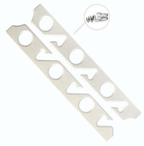 6 Rod Holder Rack - White