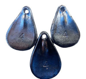 Anti Snag Sinkers: Spoon Sinker 4oz - 3pc Pack
