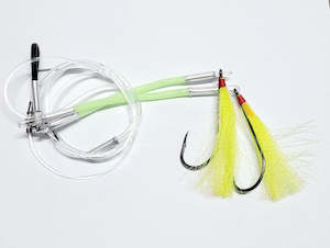 Fishing: Cod Flasher Rig 6/0 LongShank - Yellow