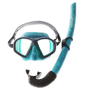 Free Diving: Immersed Ninja Mask and Snorkel Set Blue