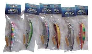 Fishing Jigs: Meanfish 45gm Sinking Minnow 120mm with 3D Eyes