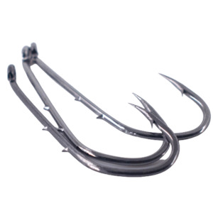 Bulk Terminal Tackle: 50pcs Double-backed 7/0 Fishing Hooks