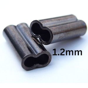 Aluminum Crimps: 1.2mm Copper Crimps Pkt 50 - Sea Harvester