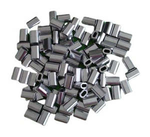 Aluminum Crimps: 1mm Alloy Crimps 1.0 mm Crimp PKT 50