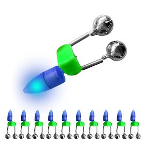 Rod Accessories: 5 X Fishing Bite Alarms with Light