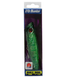 King Fish: Pro Hunter Pop Bull Dog 130mm - Fire Pearl - Great for Kingfish