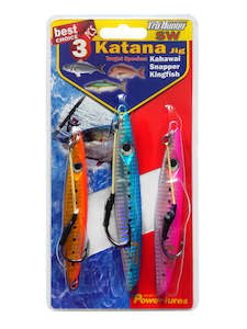King Fish: Pro Hunter Katana Jig Lure Kit ( 3 pcs)