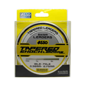 Leaders: Tapered Shock Leader Clear 18-70lb 5 x 15m