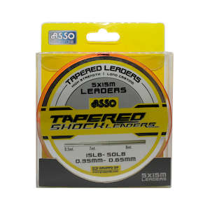 Leaders: Tapered Shock Leader Orange 15-50lb 5 x 15m