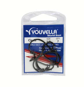Circle Hooks: Youvella Circle Hooks 5/0 (7 PER PACK)
