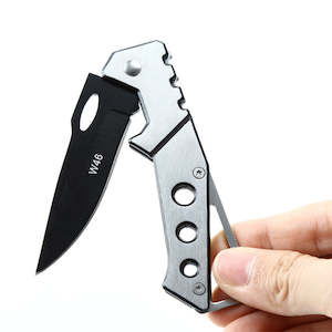 Fishing Knives: Stainless Steel Pocket Knife with Silver Handle