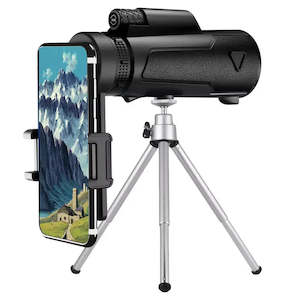 Binoculars: HD High Powered BAK4 Prism 12X50 Monocular Telescope for Smartphone