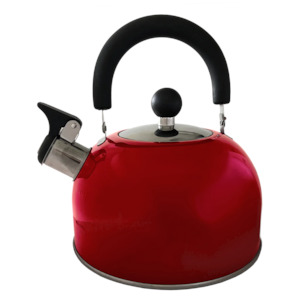 Red Whistling Kettle 1.5L - Southern Alps