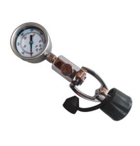 Yoke Pressure Gauge – Tank Pressure Checker with Bleed Valve