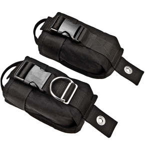 Diving Gear: XL Weight Pockets with Plastic Buckles & Bolts – Holds up to 12kg