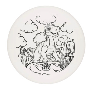 Beginner Fairway Drivers: Dynamic Discs Escape - Coloring Book Series DyeMax - Dinosaur