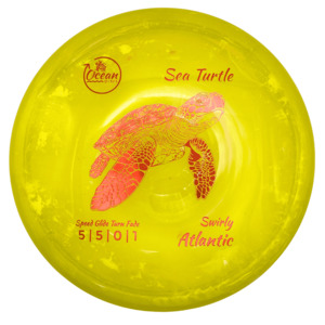 Beginner Mid Ranges: Ocean Discs Sea Turtle - Swirly Atlantic