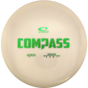 Latitude 64 Compass - Gold Line - White