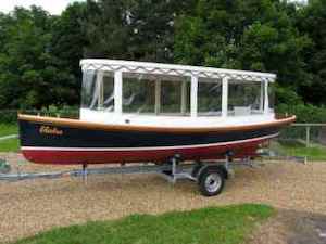 Landamores Frolic 21 Electric River Launch – NZ Electric Boat Co