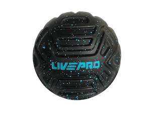 Massage Ball 12cm Firm Textured Black - NZ Fitness Gear - NZ Wide Shipping